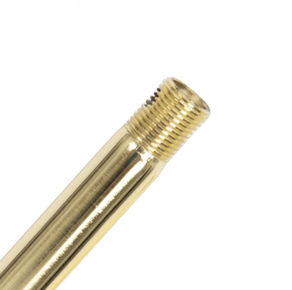 3" Downrod in Polished Brass