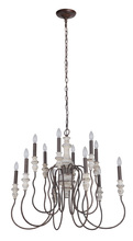 Craftmade 52812-CWFM - 12 Light Chandelier