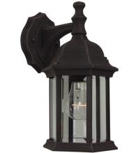 Craftmade Z294-RT - Hex Style Cast 1 Light Medium Outdoor Wall Lantern in Rust