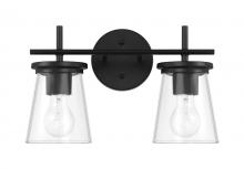  60402-FB - Connell 2 Light Vanity in Flat Black