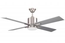  TEA52BNK4 - 52" Teana in Brushed Polished Nickel w/ Brushed Nickel/Walnut Blades