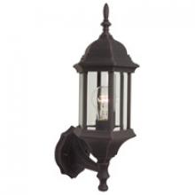 Craftmade Z290-RT - Hex Style Cast 1 Light Small Outdoor Wall Lantern in Rust