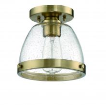 Craftmade X1408-SB - Lodie 1 Light 7.5" Flushmount in Satin Brass