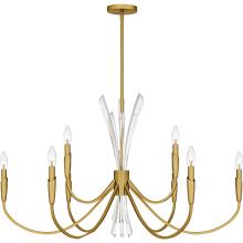  CCY5040BRG - Cecily 9-Light Brushed Gold Chandelier