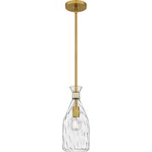  QPP6782BRG - Govada 1-Light Brushed Gold Mini Pendant