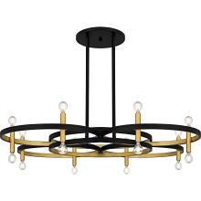 Quoizel WID5050MBK - Winsland 8-Light Matte Black Chandelier