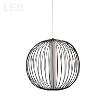 Dainolite CHR-161LEDP-MB - 20W Pendant, MB Finish With White Acrylic