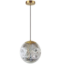 Dainolite ERS-101P-AGB-SM - 1Lt Incandescent Pendant, AGB w/ Smoke Glass