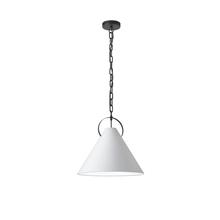 Dainolite PCN-161P-MB-790 - 1LT Incand Pendant, MB w/ WH Shade