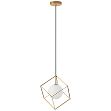  TSN-1P-GLD - 1 Light Halogen Pendant Gold Finish