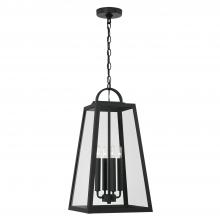 Capital Canada 943744BK - 4 Light Outdoor Hanging Lantern