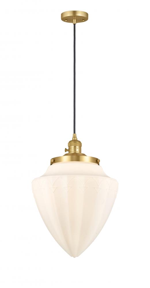 Bridgeton - 1 Light - 16 inch - Satin Gold - Cord hung - Mini Pendant