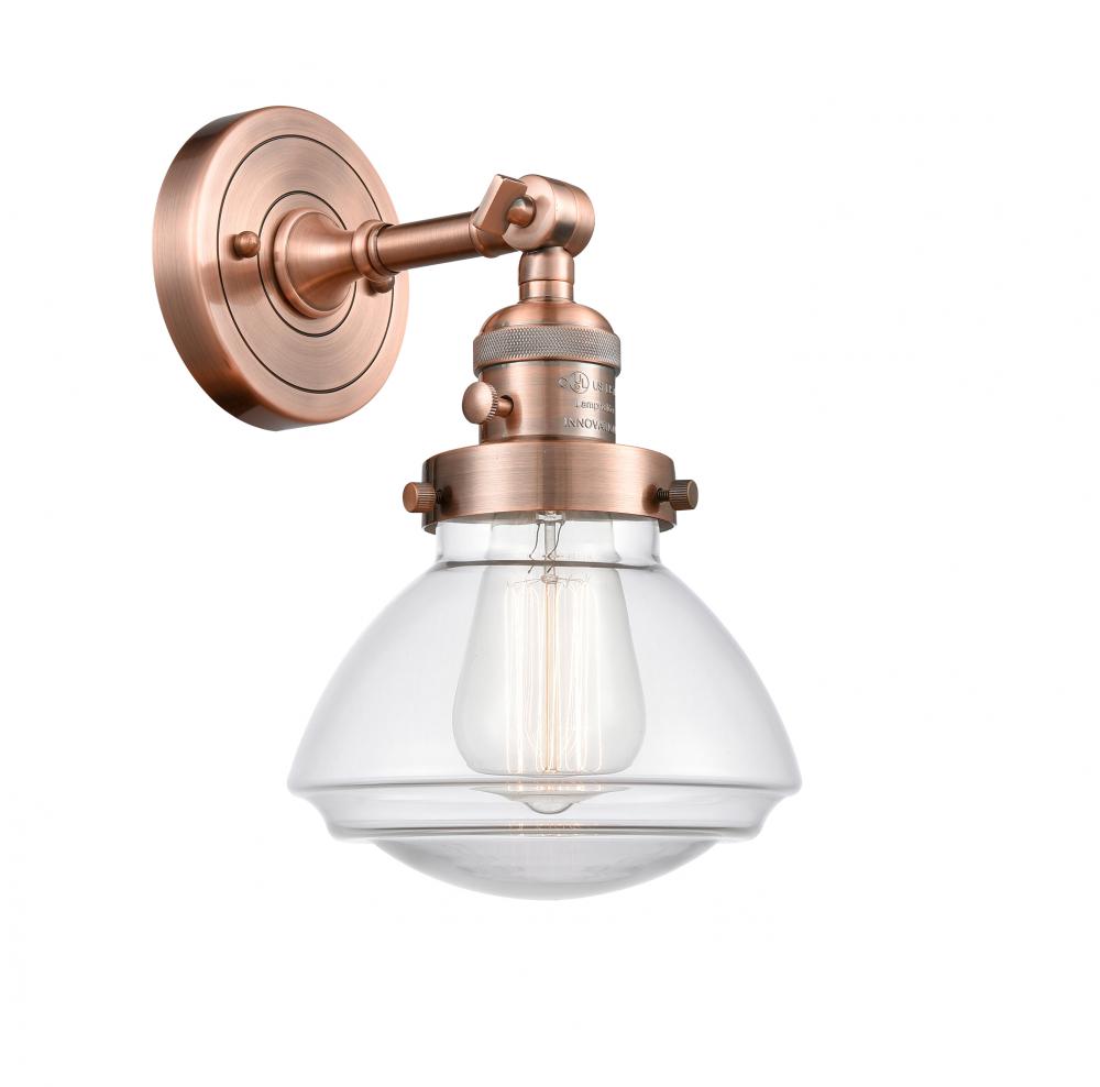 Olean - 1 Light - 7 inch - Antique Copper - Sconce