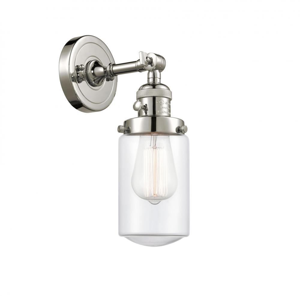 Dover - 1 Light - 5 inch - Polished Nickel - Sconce