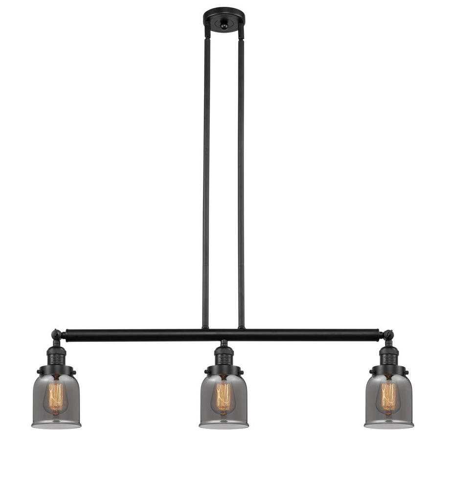 Bell - 3 Light - 38 inch - Oil Rubbed Bronze - Stem Hung - Island Light