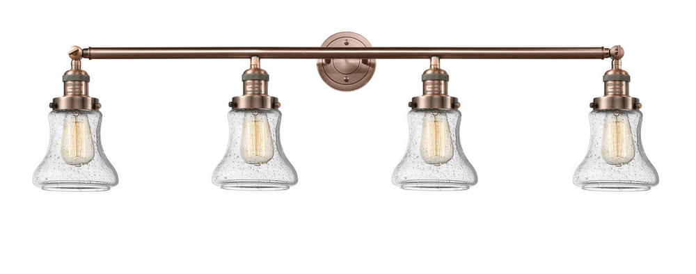 Bellmont - 4 Light - 42 inch - Antique Copper - Bath Vanity Light