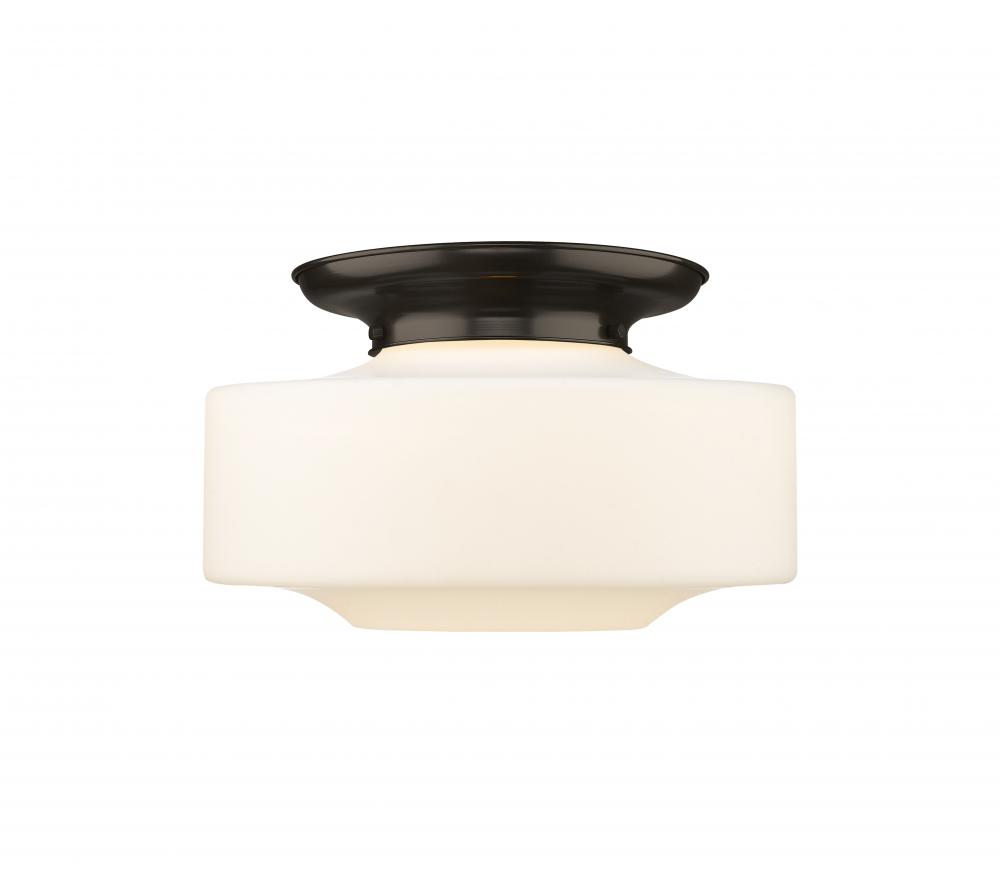 Bridgeton - 1 Light - 16 inch - Oil Rubbed Bronze - Flush Mount