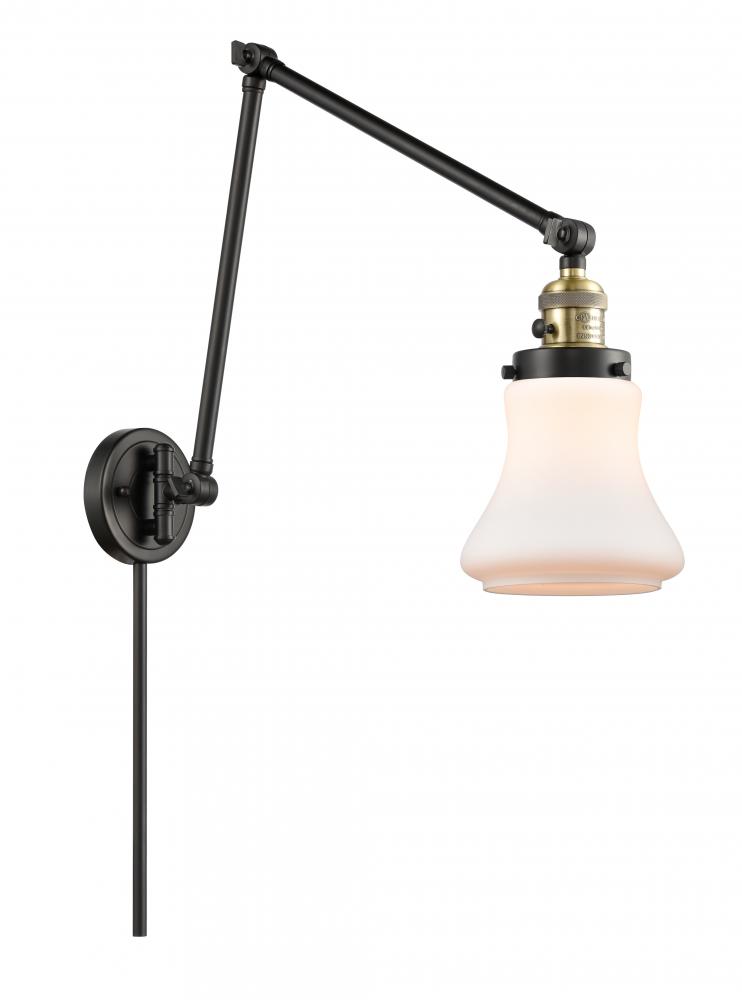 Bellmont - 1 Light - 8 inch - Black Antique Brass - Swing Arm