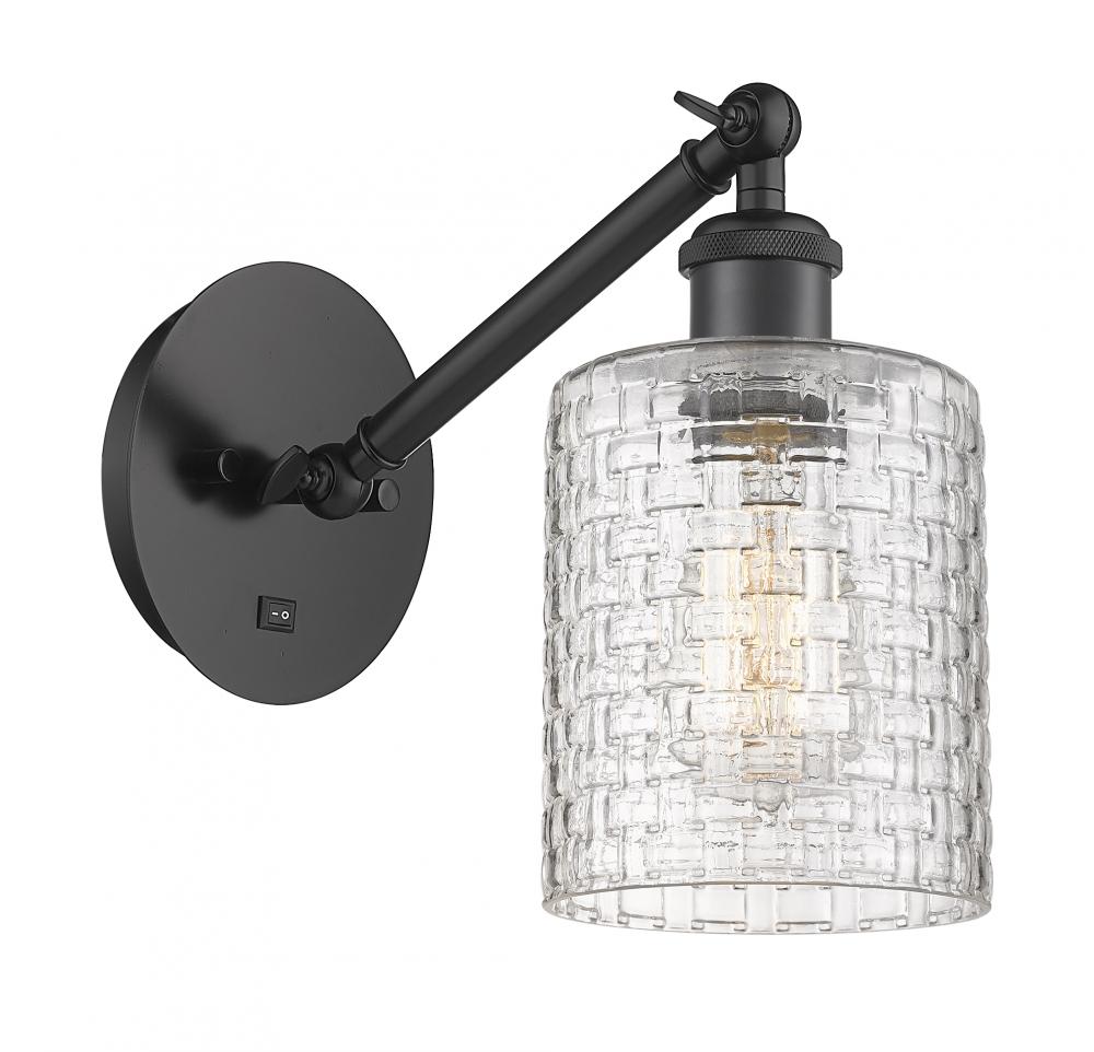 Cobbleskill - 1 Light - 5 inch - Matte Black - Sconce