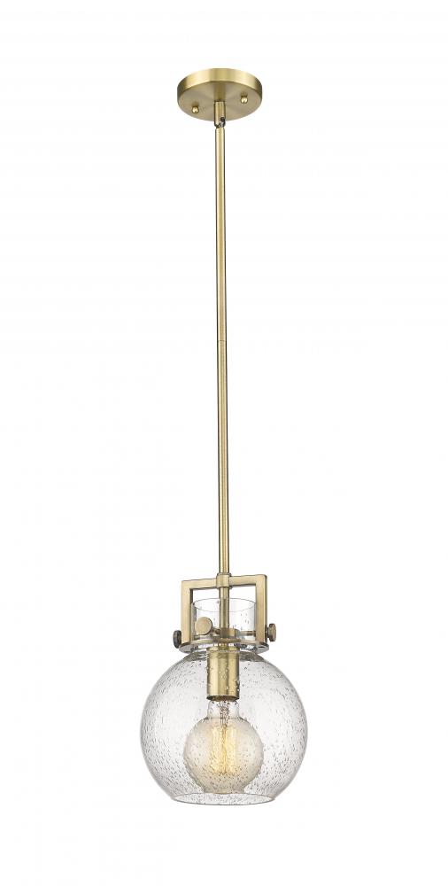 Newton Sphere - 1 Light - 8 inch - Brushed Brass - Mini Pendant