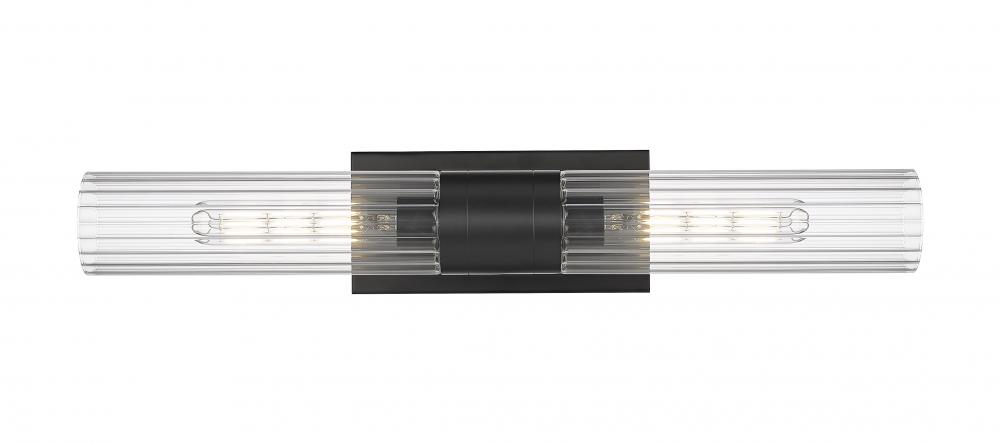 Empire - 2 Light - 5 inch - Matte Black - Bath Vanity Light