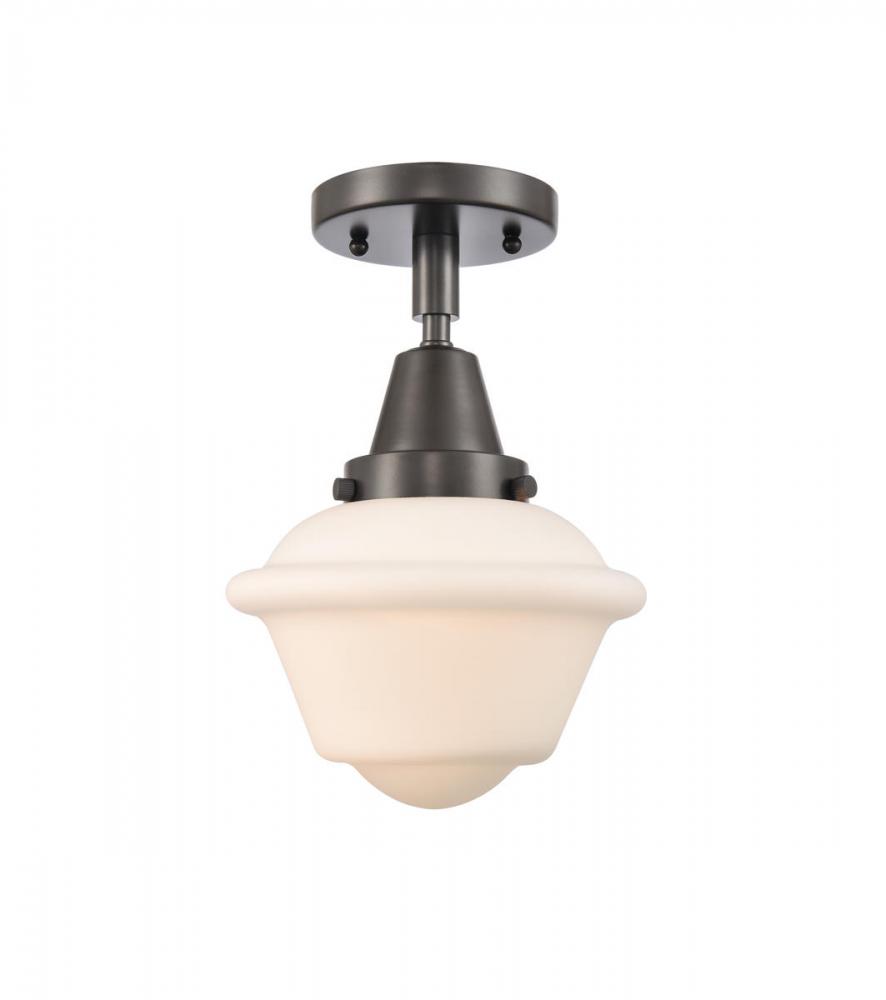 Oxford - 1 Light - 8 inch - Oil Rubbed Bronze - Flush Mount