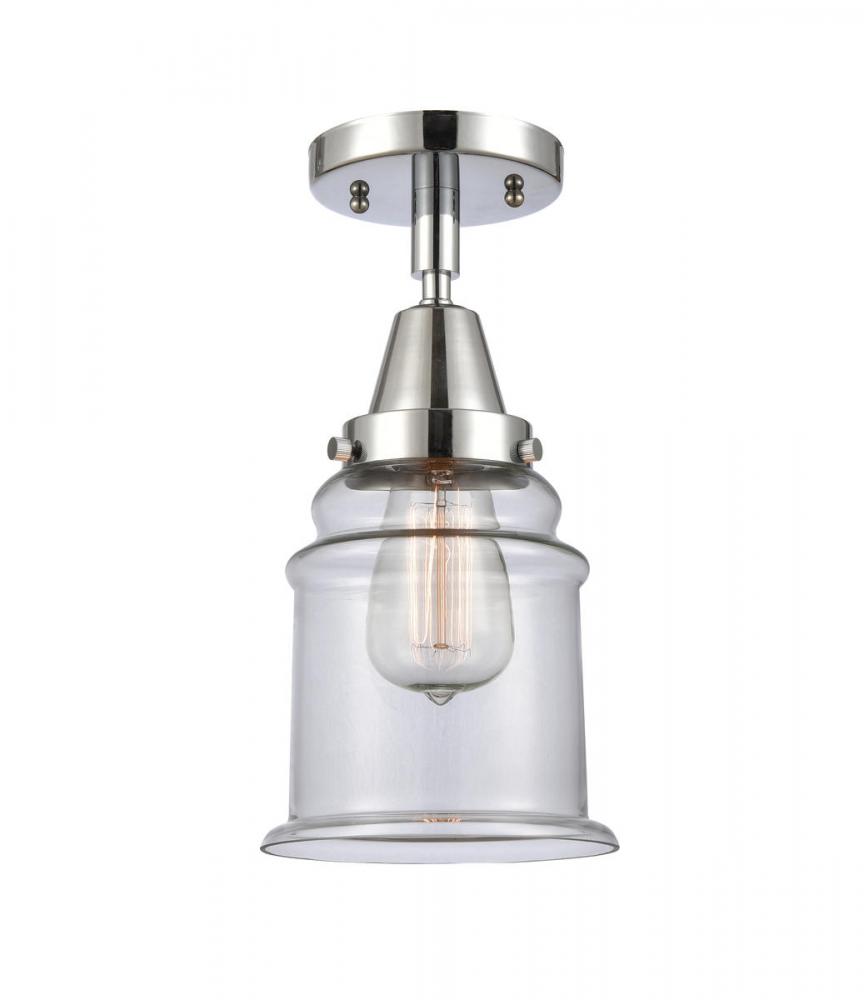 Canton - 1 Light - 6 inch - Polished Chrome - Flush Mount