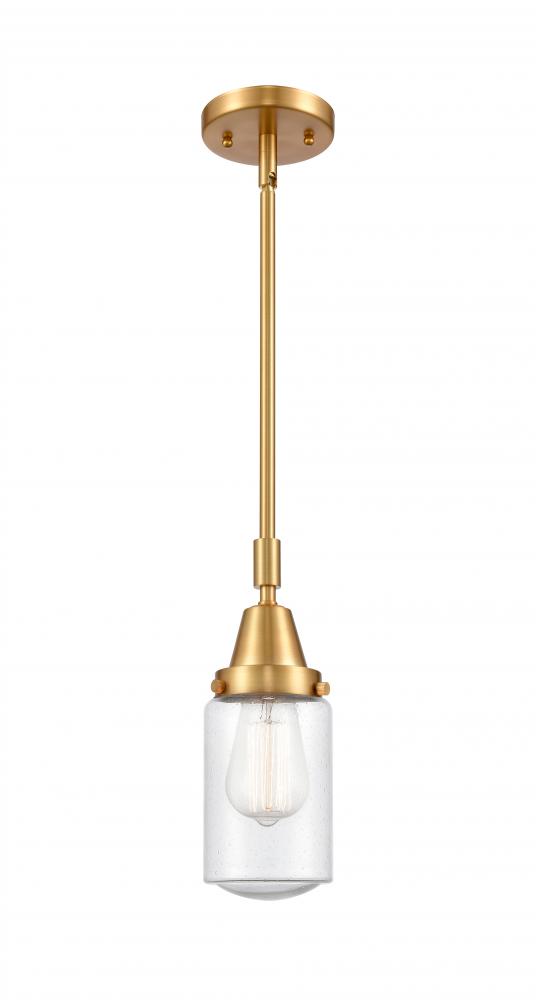 Dover - 1 Light - 5 inch - Satin Gold - Mini Pendant