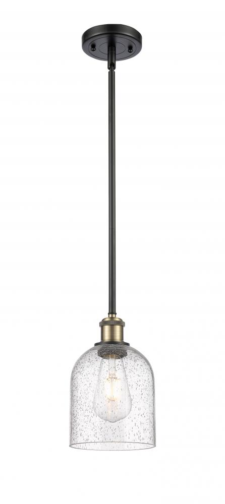 Bella - 1 Light - 6 inch - Black Antique Brass - Mini Pendant