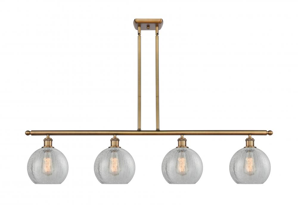 Athens - 4 Light - 48 inch - Brushed Brass - Cord hung - Island Light