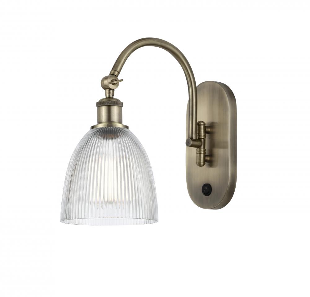 Castile - 1 Light - 6 inch - Antique Brass - Sconce