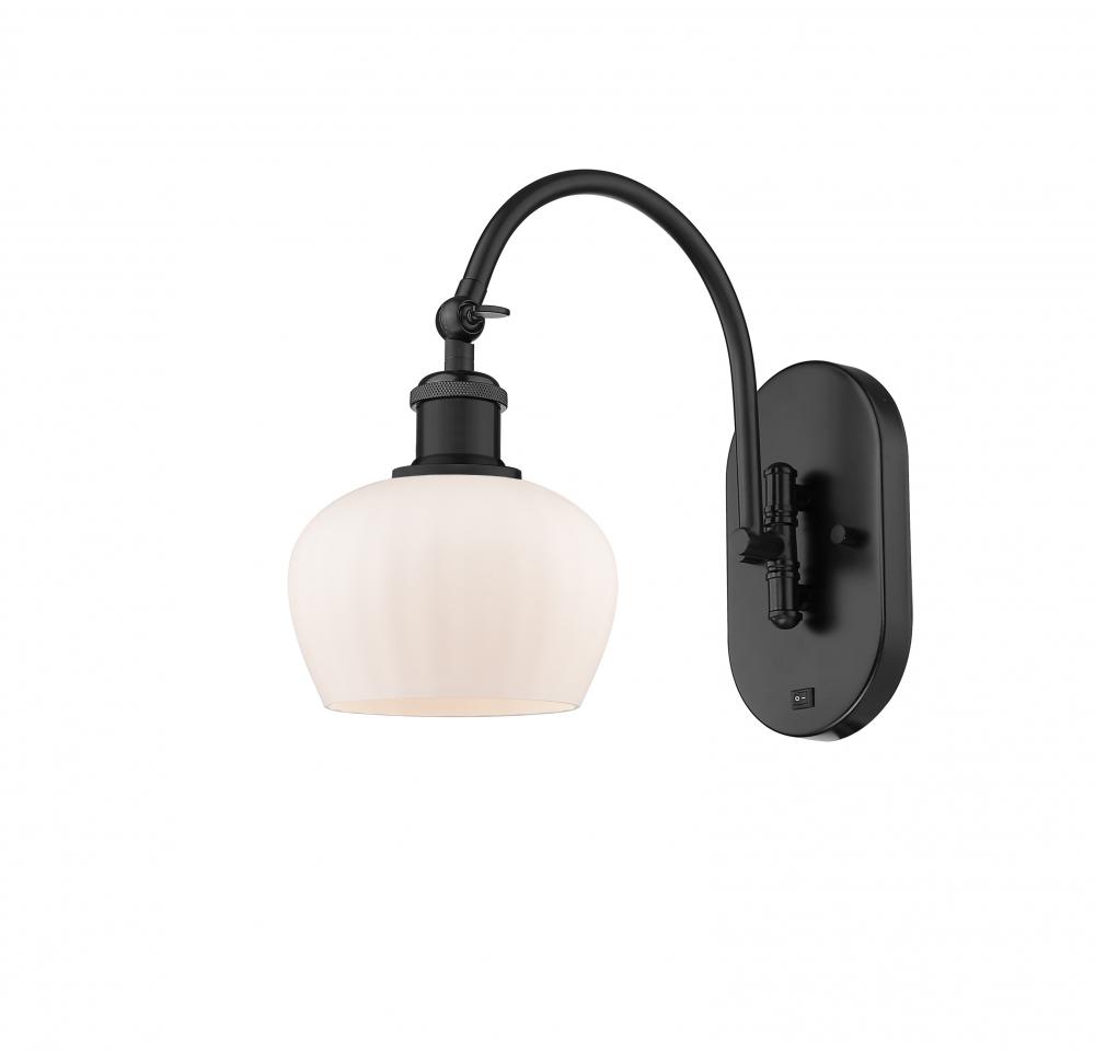 Fenton - 1 Light - 7 inch - Matte Black - Sconce