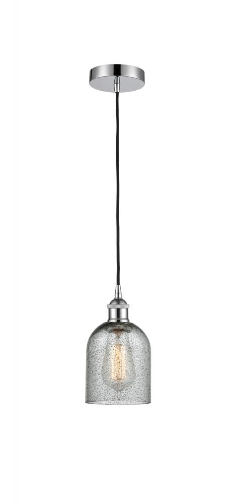 Caledonia - 1 Light - 5 inch - Polished Chrome - Cord hung - Mini Pendant