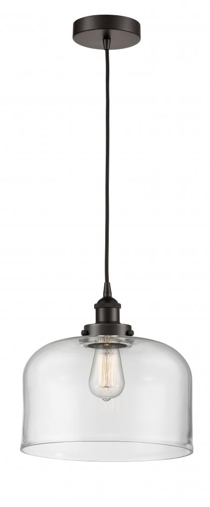 Bell - 1 Light - 12 inch - Oil Rubbed Bronze - Cord hung - Mini Pendant