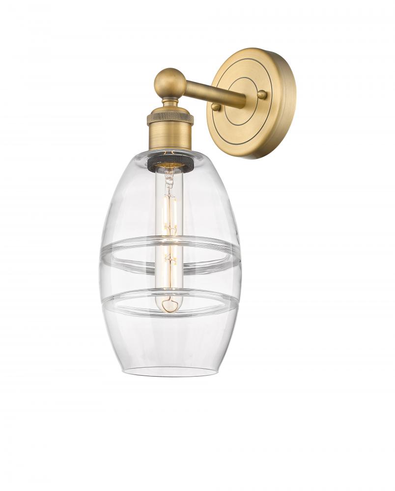 Vaz - 1 Light - 6 inch - Brushed Brass - Sconce