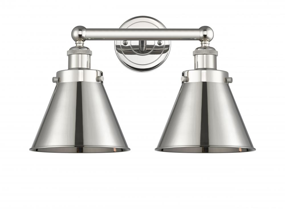 Appalachian - 2 Light - 17 inch - Polished Nickel - Bath Vanity Light