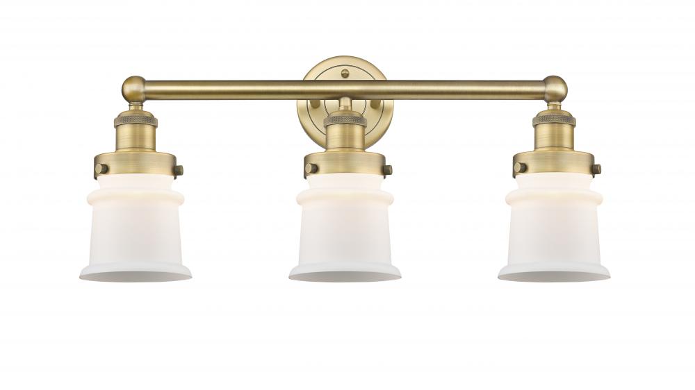 Canton - 3 Light - 23 inch - Brushed Brass - Bath Vanity Light