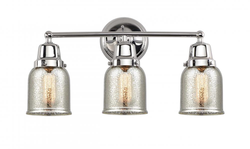 Bell - 3 Light - 21 inch - Polished Chrome - Bath Vanity Light