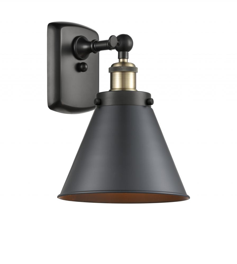 Appalachian - 1 Light - 7 inch - Black Antique Brass - Sconce