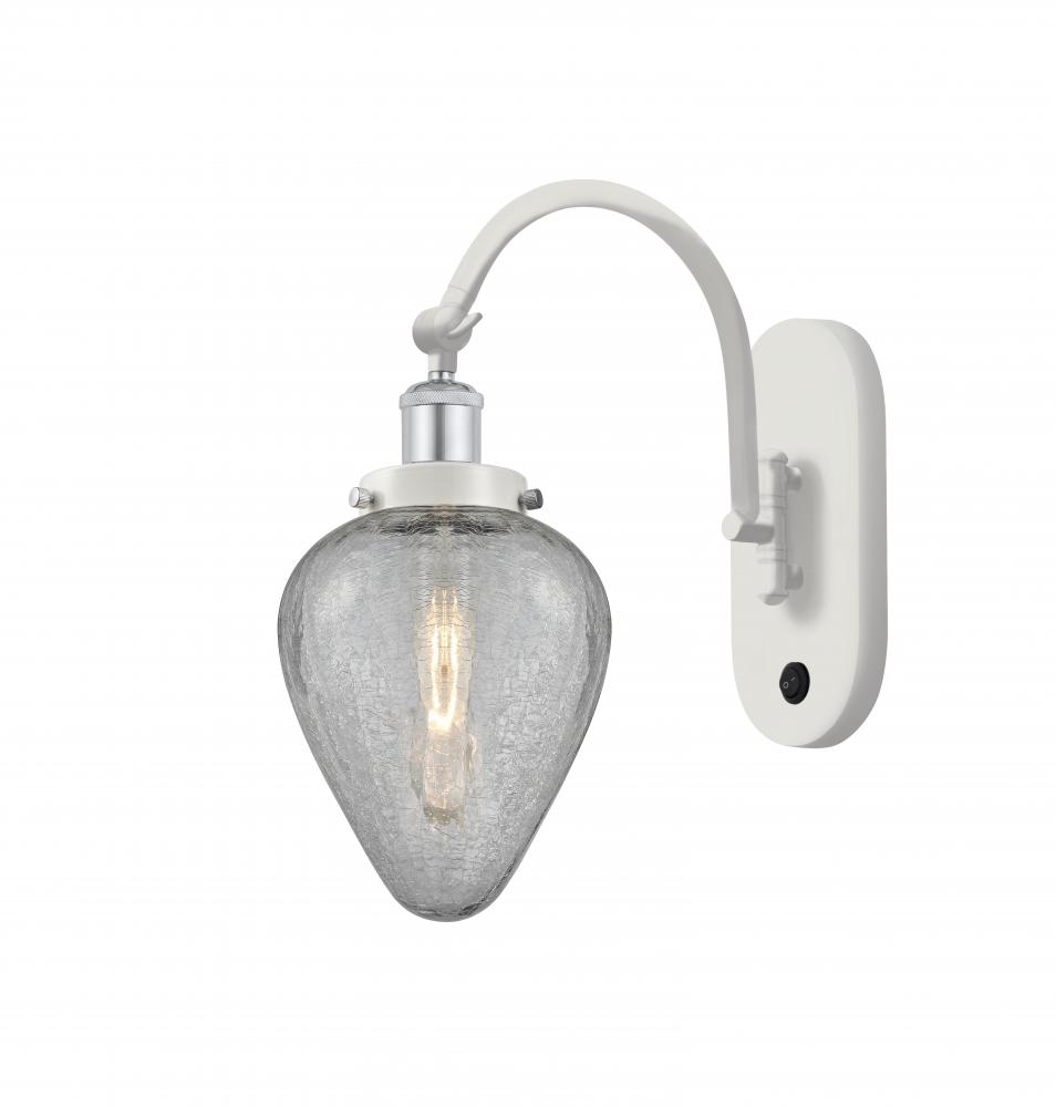 Geneseo - 1 Light - 7 inch - White Polished Chrome - Sconce