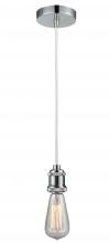 Innovations Lighting 100PC-10W-1PC - Edison - 1 Light - 2 inch - Polished Chrome - Cord hung - Mini Pendant