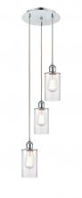 Innovations Lighting 113B-3P-PC-G802 - Clymer - 3 Light - 10 inch - Polished Chrome - Cord Hung - Multi Pendant