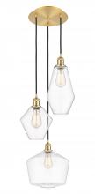  113B-3P-SG-G652-MU - Cindyrella 3 Light 14 inch Multi-Pendant