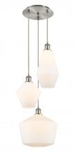 Innovations Lighting 113B-3P-SN-G651-MU - Cindyrella 3 Light 14 inch Multi-Pendant