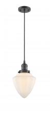 Innovations Lighting 201C-OB-G661-7 - Bullet - 1 Light - 7 inch - Oil Rubbed Bronze - Cord hung - Mini Pendant