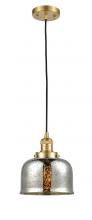 Innovations Lighting 201C-SG-G78 - Bell - 1 Light - 8 inch - Satin Gold - Cord hung - Mini Pendant