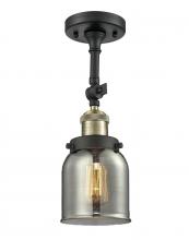 Innovations Lighting 201F-BAB-G53 - Bell - 1 Light - 5 inch - Black Antique Brass - Semi-Flush Mount