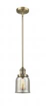  201S-BB-G58 - Bell - 1 Light - 5 inch - Brushed Brass - Stem Hung - Mini Pendant