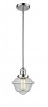  201S-PC-G534 - Oxford - 1 Light - 8 inch - Polished Chrome - Stem Hung - Mini Pendant