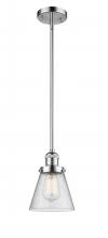  201S-PC-G64 - Cone - 1 Light - 6 inch - Polished Chrome - Stem Hung - Mini Pendant